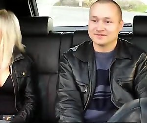 FakeTaxi Husband watches his wife getting fucked