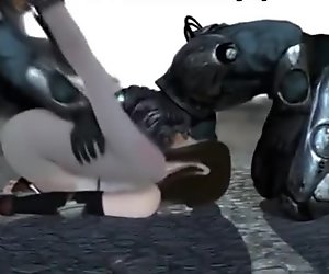 Final Fantasy hentai threesome video