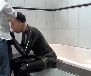 Two Latex Layers Blowjob