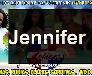 Spicy young Dominican babe Jennifer