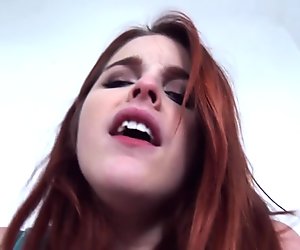 Redhead Czech babe screwed for some cash