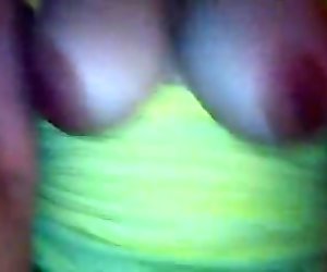 Shy big tits amateur in yellow top riding a cock