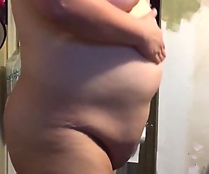 Bbw wife dancing naked
