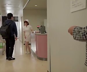 Cute nurse has to give amazing blowjobs for her patient  p6
