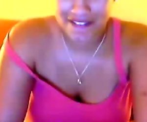 Afro kontjes in webcam