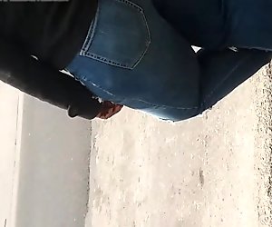 Huge African Milf Big Booty In Jeans 
