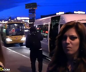 Kristel in handsome chick enjoys street fucking with some guy